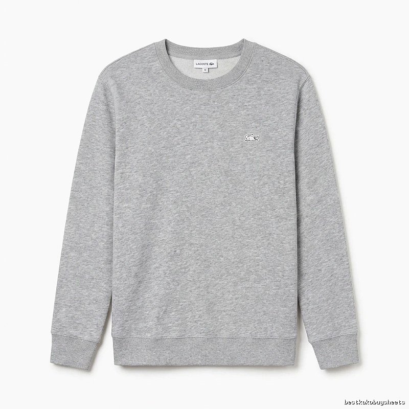 Lacoste basic simple grey sweatshirt