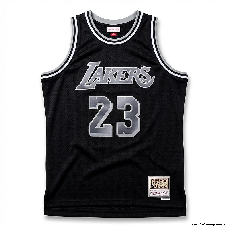 Lakers No. 23 LBJ retro-style jersey