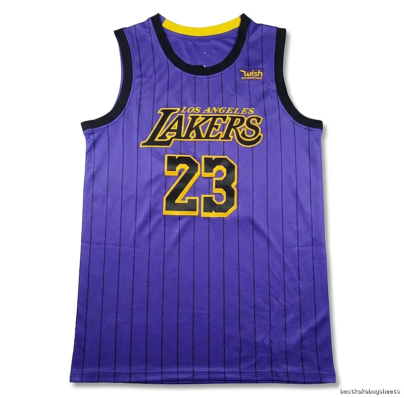 LBJ Lakers retro purple jersey