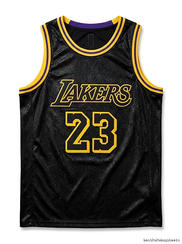 LBJ Lakers retro-style jersey