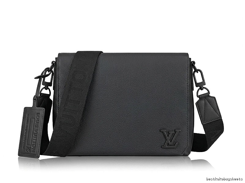 Louis Vuitton black minimalist style crossbody bag