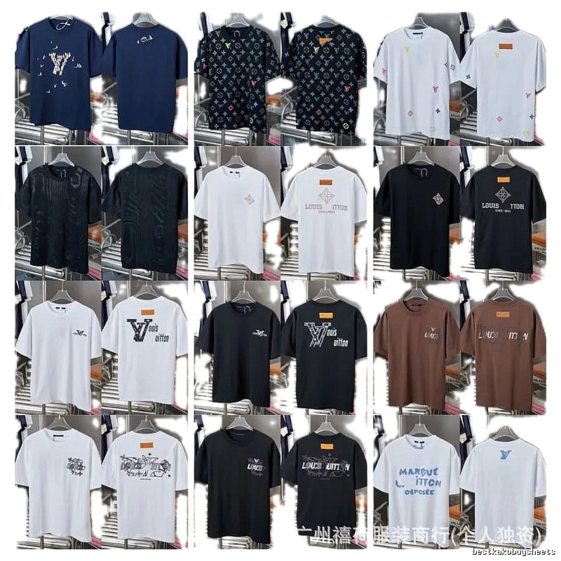 Louis Vuitton Monogram Trendy Multi-color Short-sleeve T-Shirt