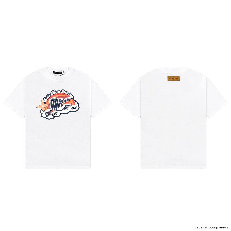 Louis Vuitton Printed Collection American Vintage White T-Shirt