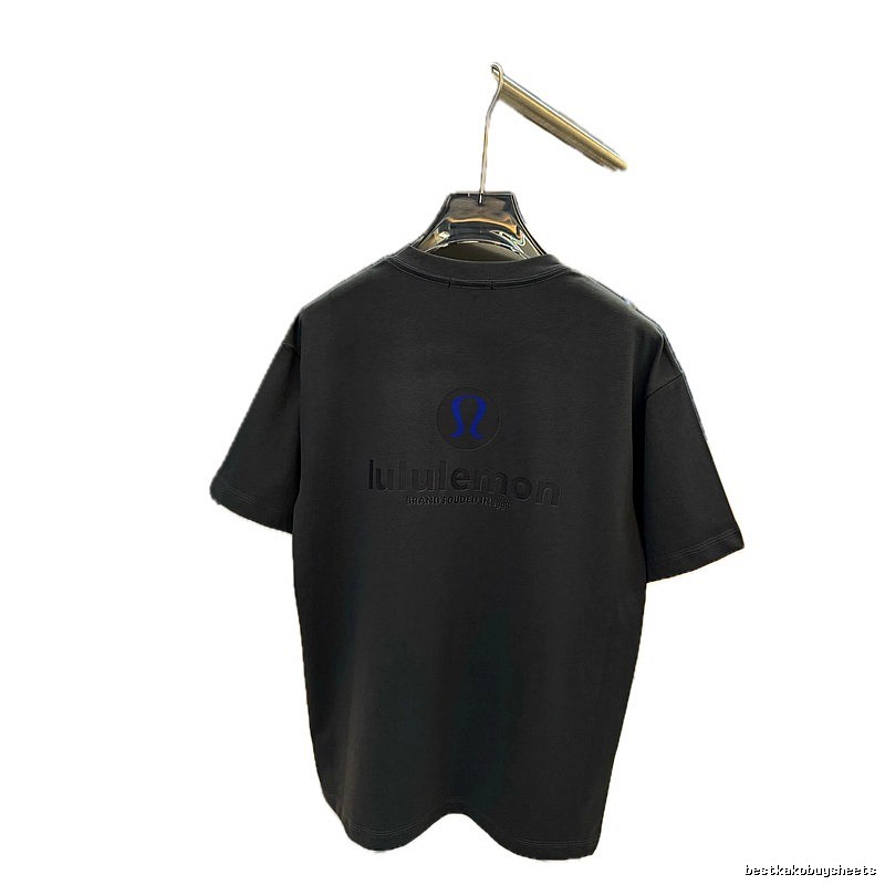 lululemon Classic Collection Casual Style Dark Grey Short Sleeve T-Shirt