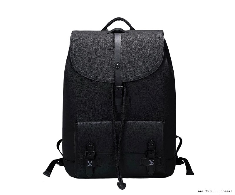LV classic black backpack