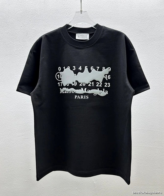 Maison Margiela Digital High Street Black T-shirt