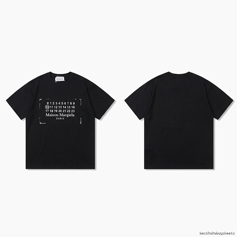 Maison Margiela Digital Style Black T-shirt