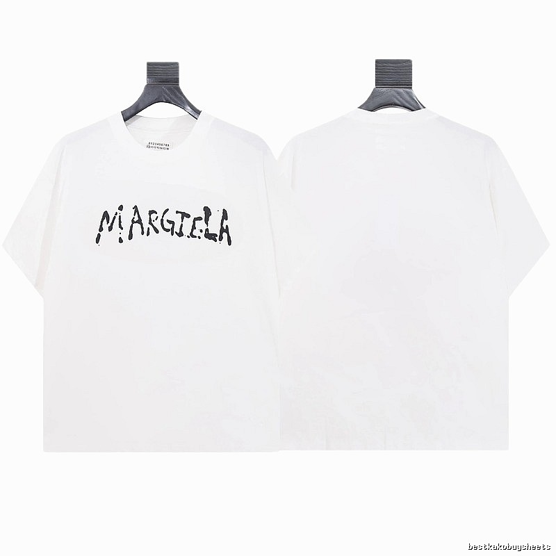 Maison Margiela Graffiti Street Style White T-shirt
