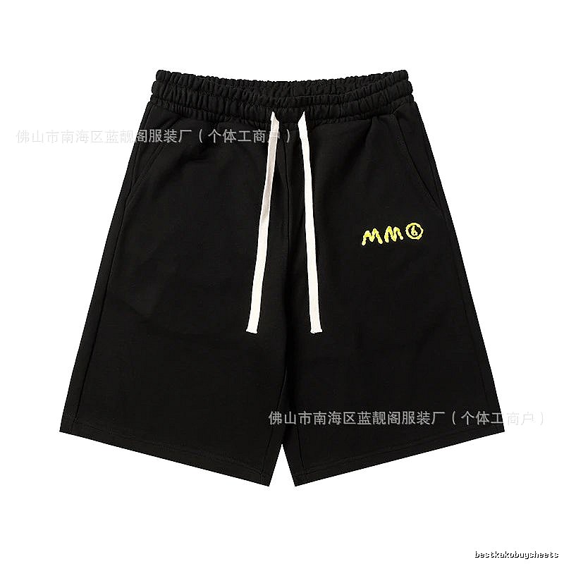 Maison Margiela minimalist style black shorts