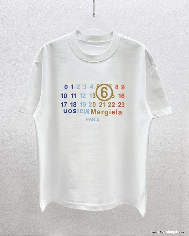 Maison Margiela MM6 Casual Style White T-Shirt