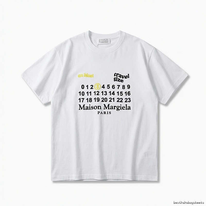 Maison Margiela white T-shirt with digital printing