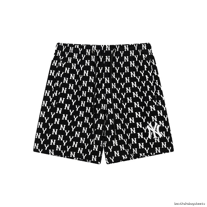 MLB full - print style black shorts