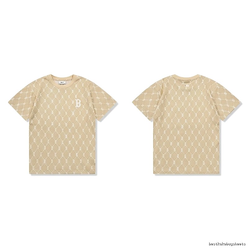 MLB Old Flower Style Beige T-shirt