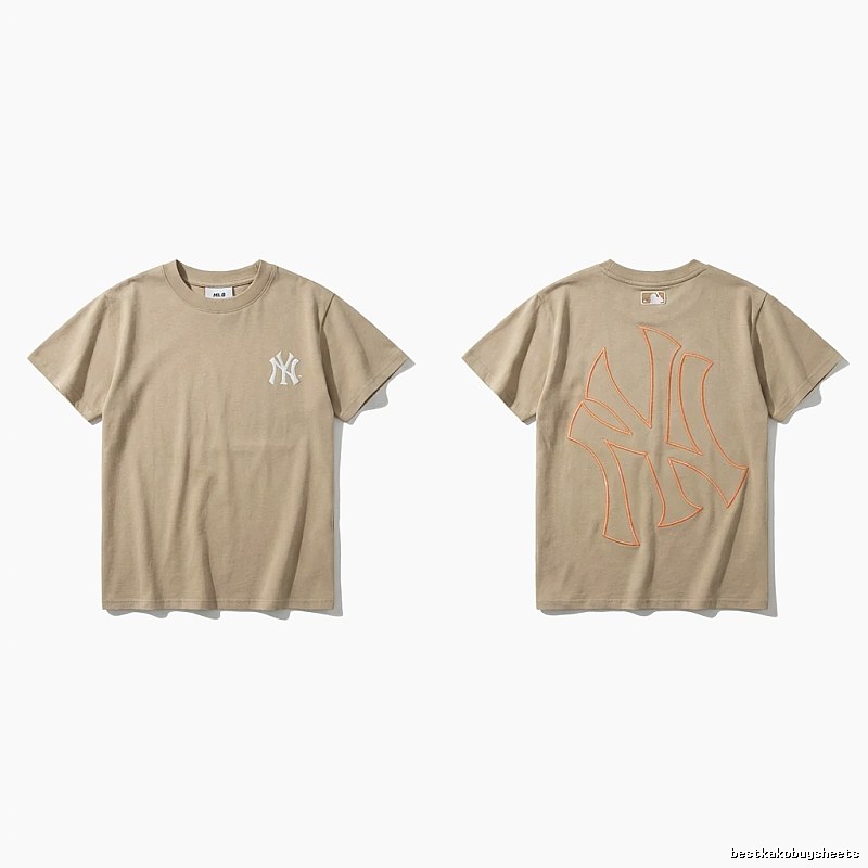 MLB retro style khaki T-shirt