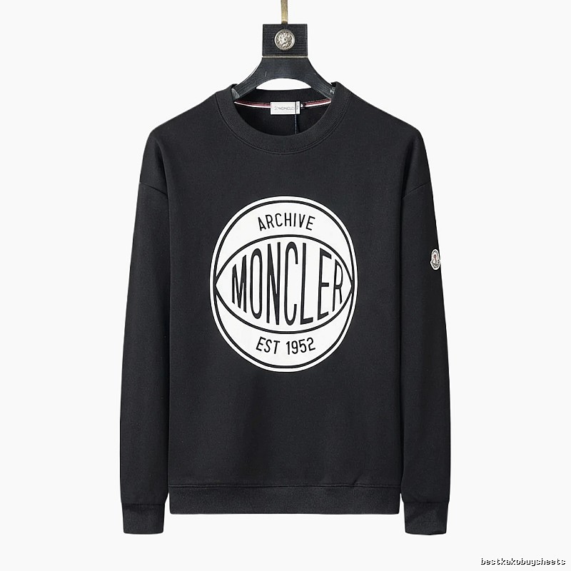 Moncler Archive Retro Style Black Sweatshirt