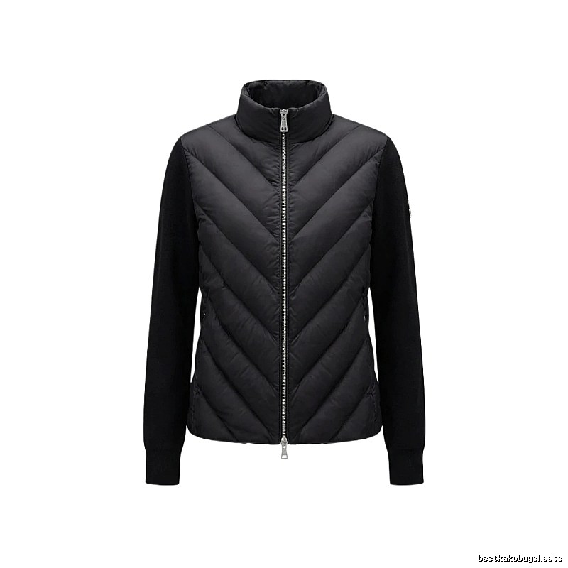Moncler black casual style down jacket
