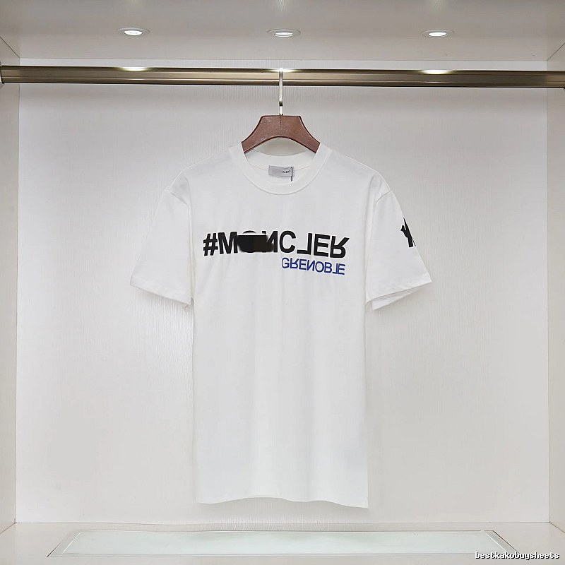 Moncler Grenoble Trendy Printed White T-Shirt