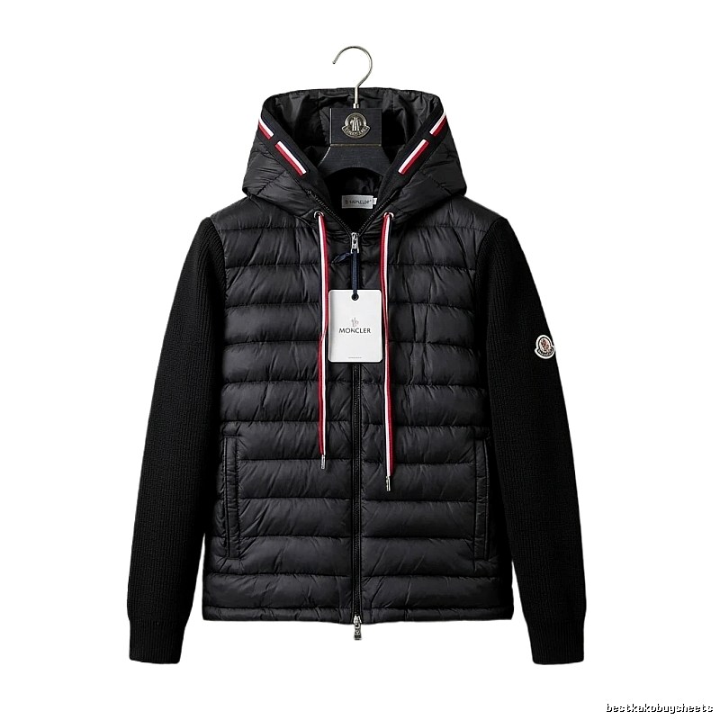 Moncler Hooded Trendy Black Down Jacket