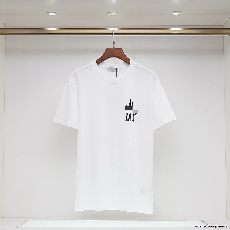 Moncler Printed Casual-style White Short-sleeve T-shirt