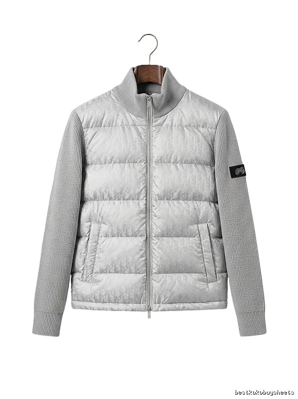 Moncler Silver Grey Trendy and Cool Down Jacket