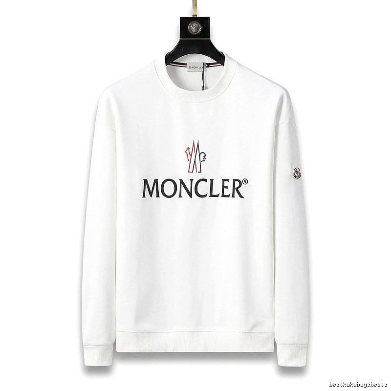 Moncler simple white sweatshirt