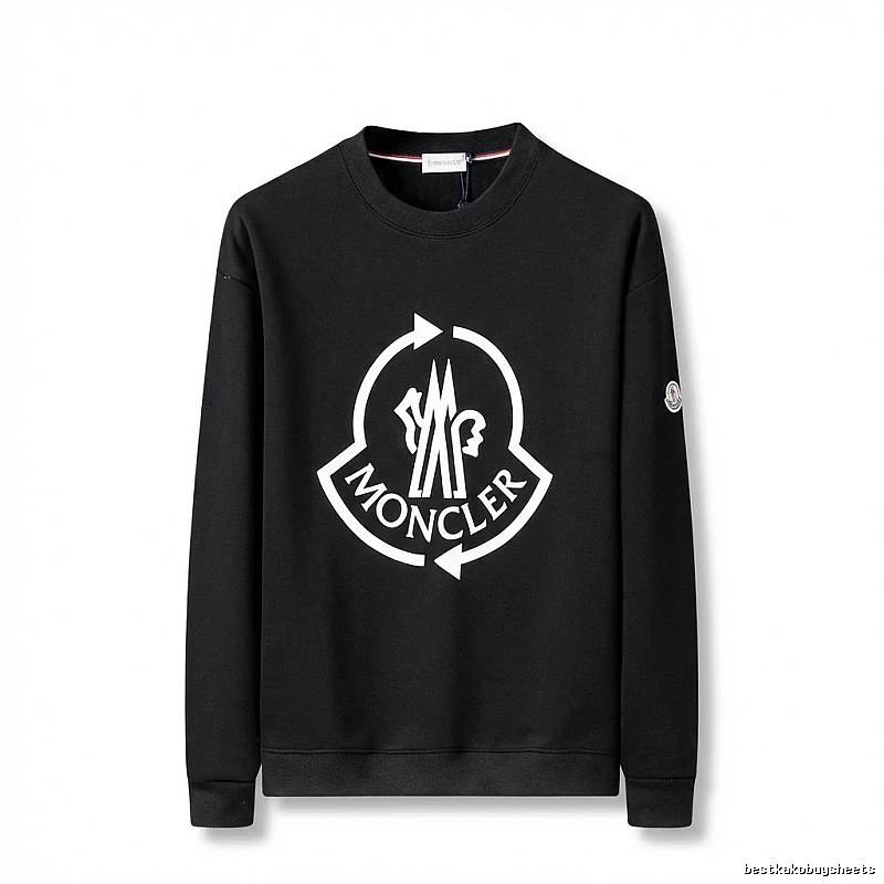 Moncler's classic trendy black sweatshirt