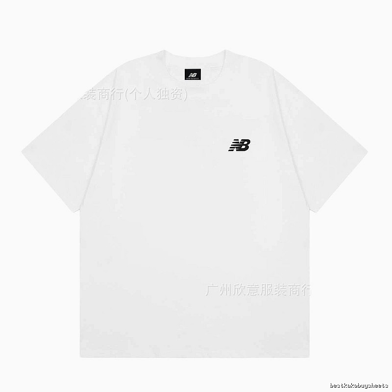 New Balance Classic Casual Style White Short-sleeve T-shirt