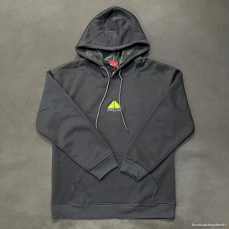 Nike Charcoal Black Zip Hoodie Poolside Style Swoosh