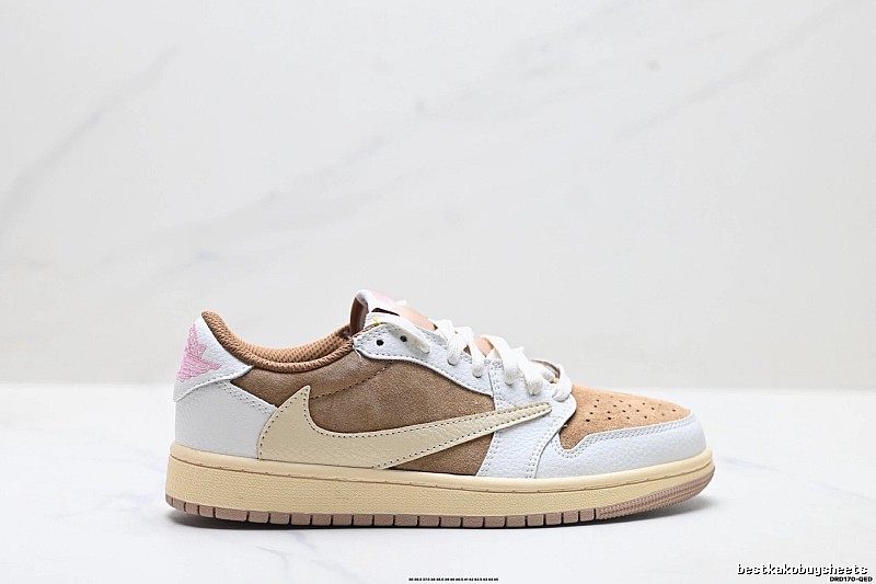 Nike Dunk Retro Style Brown and White Shoes