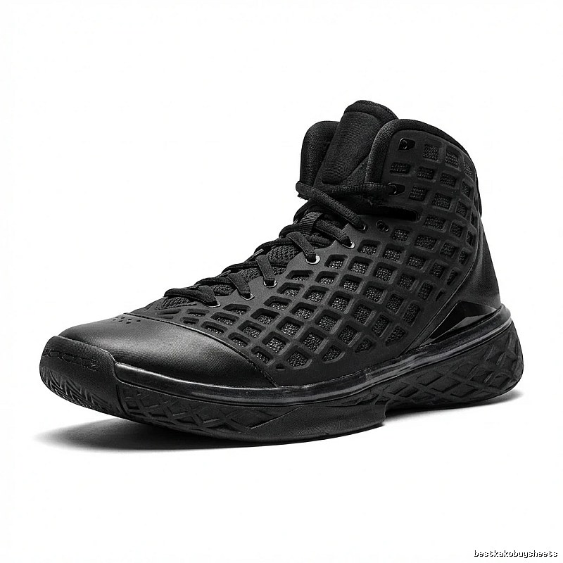 Nike high-top black sports shoes