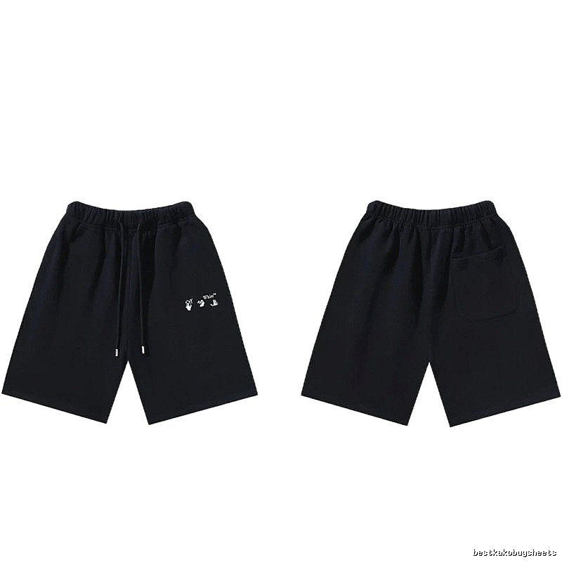 Off-White 016 Style Black Trendy and Cool Shorts