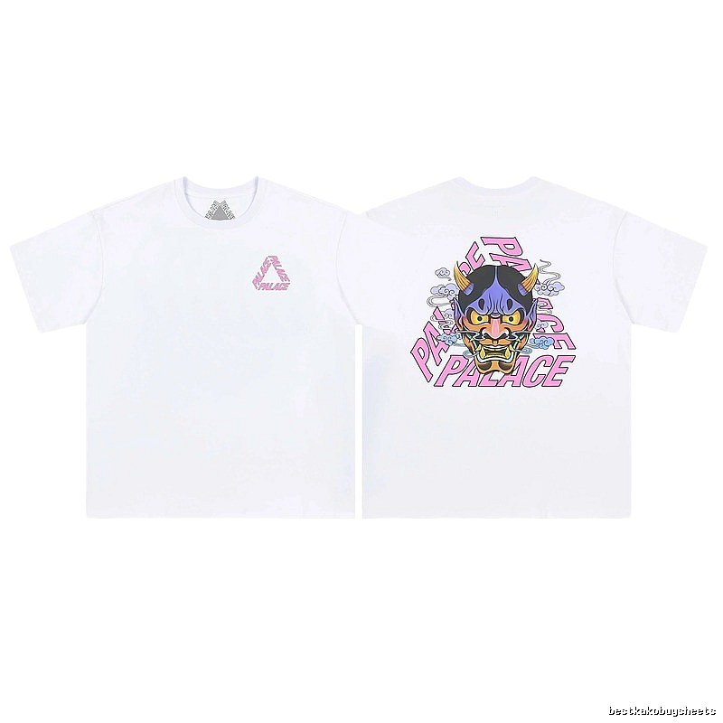 Palace Hannya Print Street Style White T-shirt