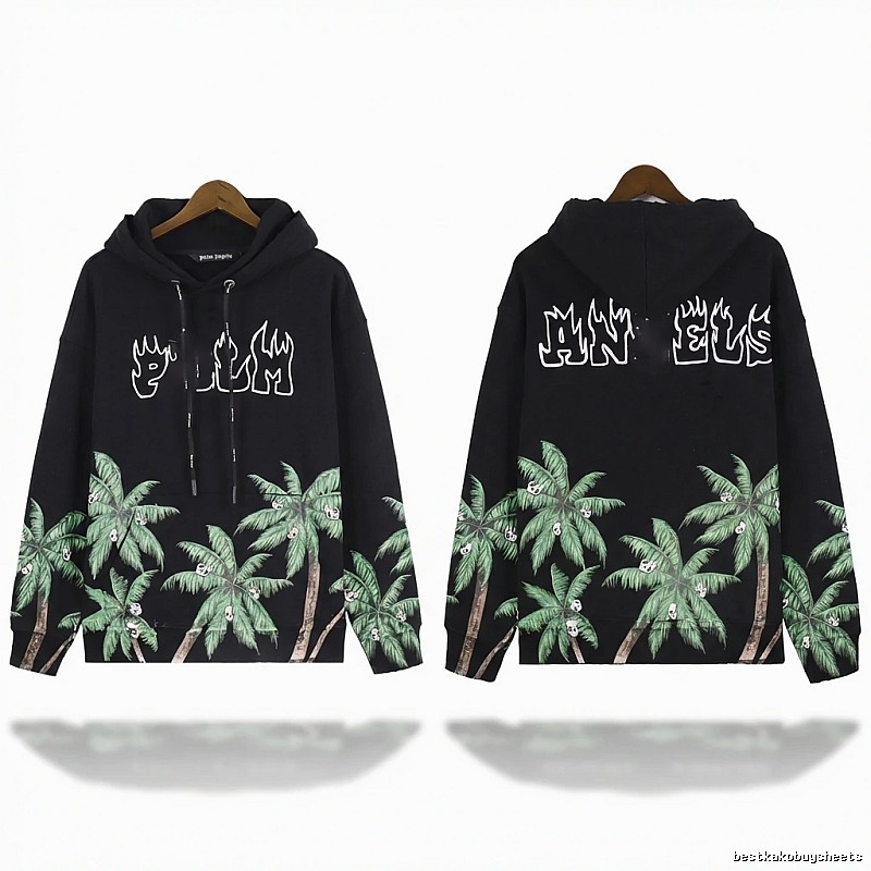 Palm Angels Palm Tree Black Hoodie