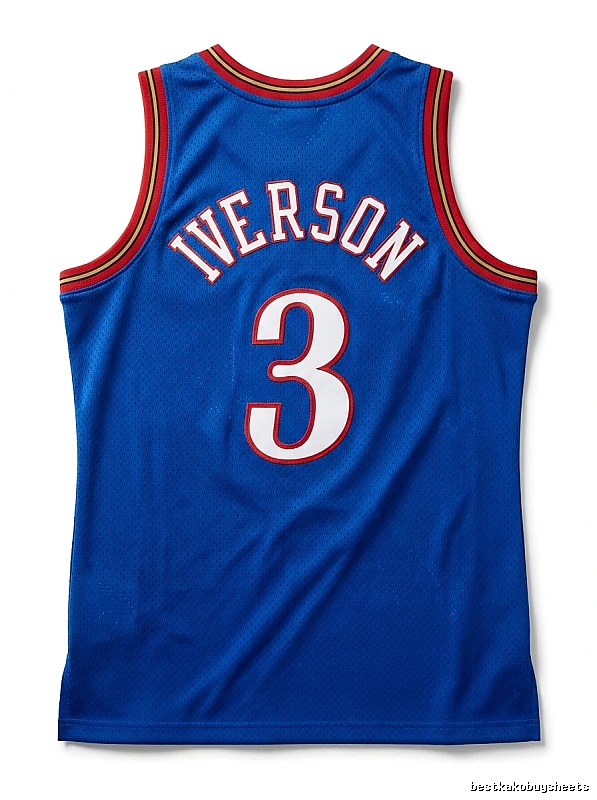 Philadelphia No. 3 Allen Iverson retro-style jersey
