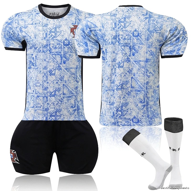 Portuguese blue and white retro-style team uniforms