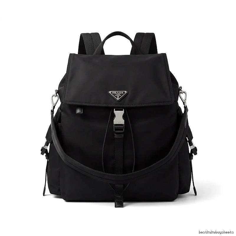 Prada classic black backpack