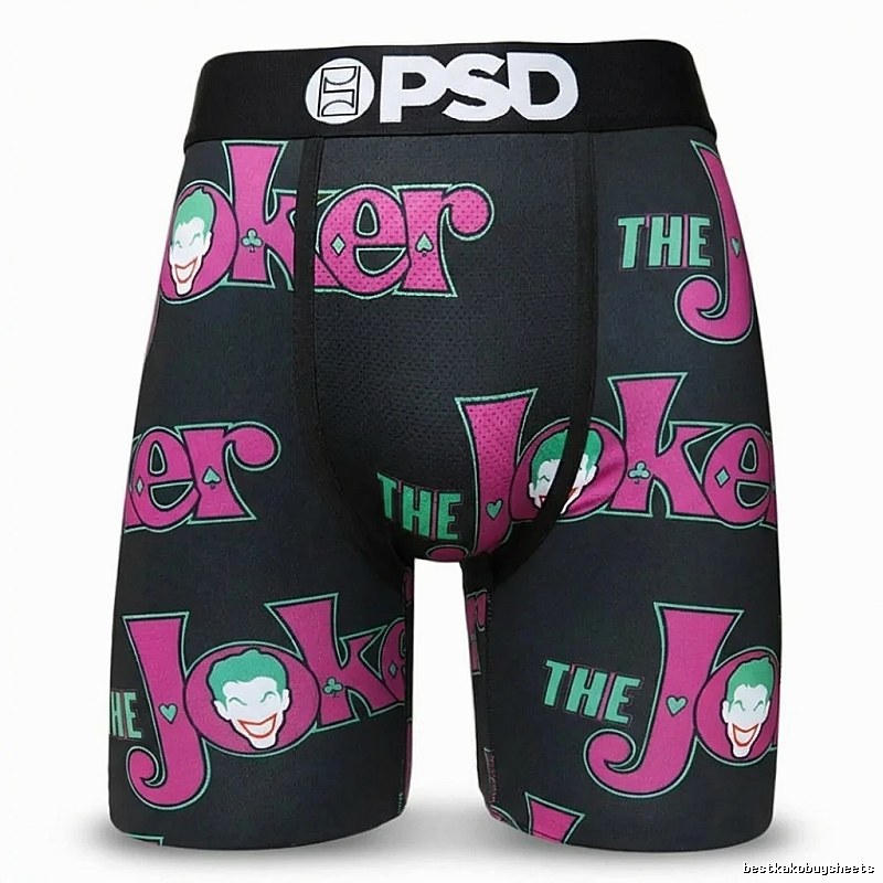 PSD clown print black panties