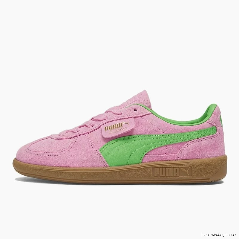 PUMA Classic Powder Green Color - Blocking Sneakers