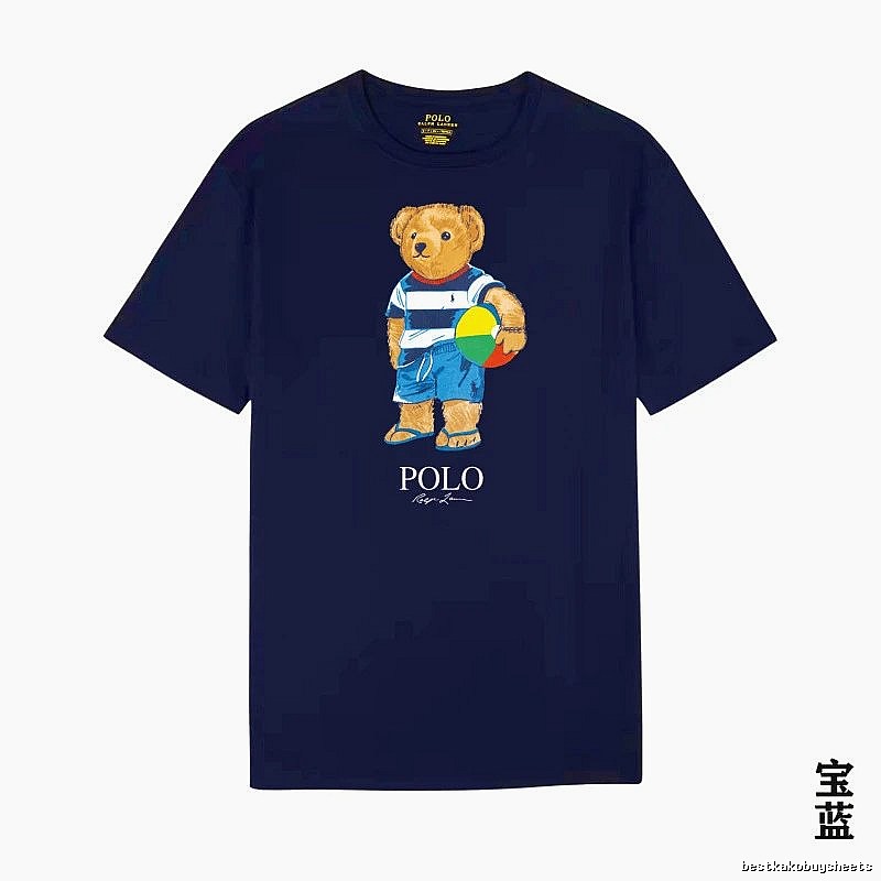 Ralph Lauren Bear Trend Brand Sapphire Blue T-shirt
