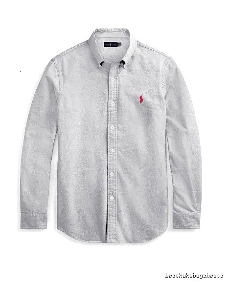 Ralph Lauren Gray Button-Down Shirt Streetwear Look