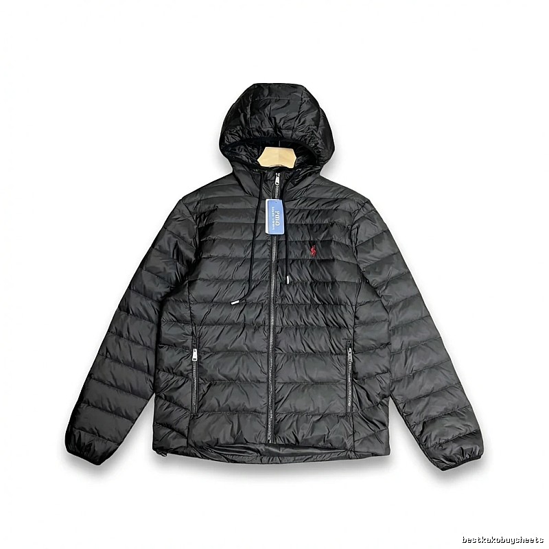 Ralph Lauren Polo Black Simple Down Jacket