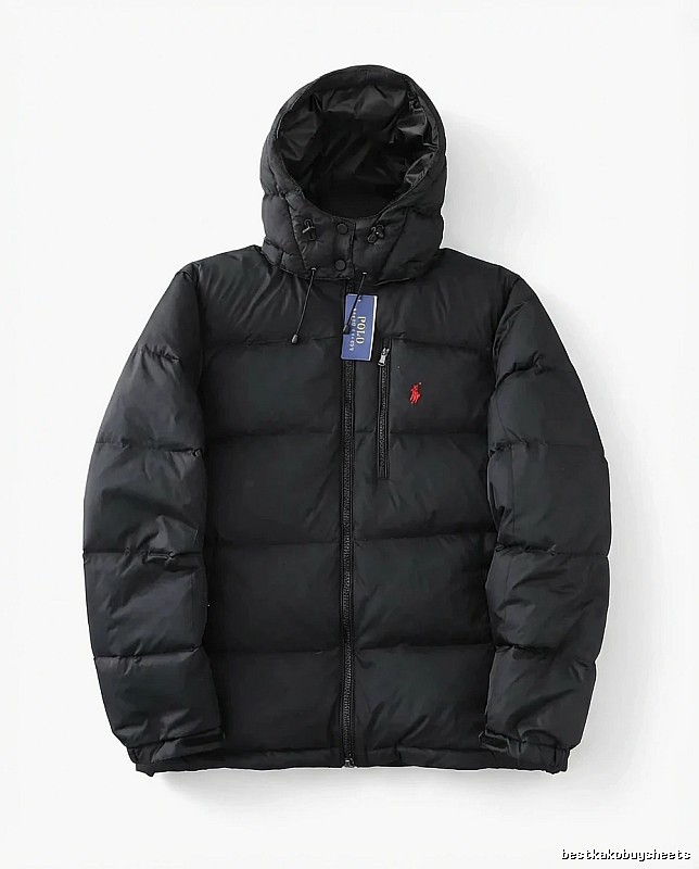 Ralph Lauren Polo Black Trendy Brand Down Jacket