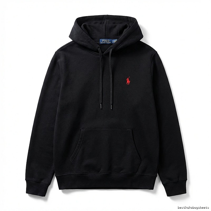 Ralph Lauren Polo hooded black sweatshirt