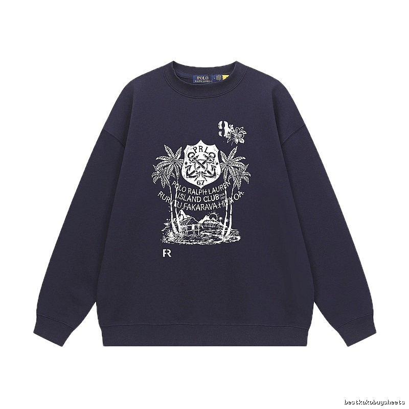 Ralph Lauren Printed Casual Style Sweatshirt