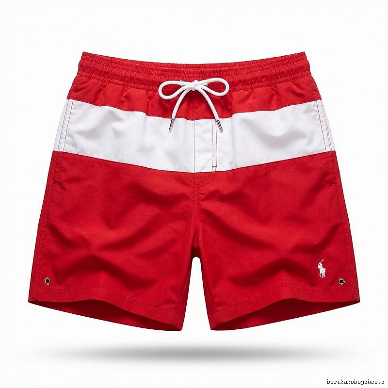 Ralph Lauren red and white color - block shorts