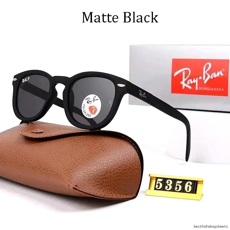 Ray-Ban Patterned Wayfarer sunglasses Black Square Frame with Polished Detail