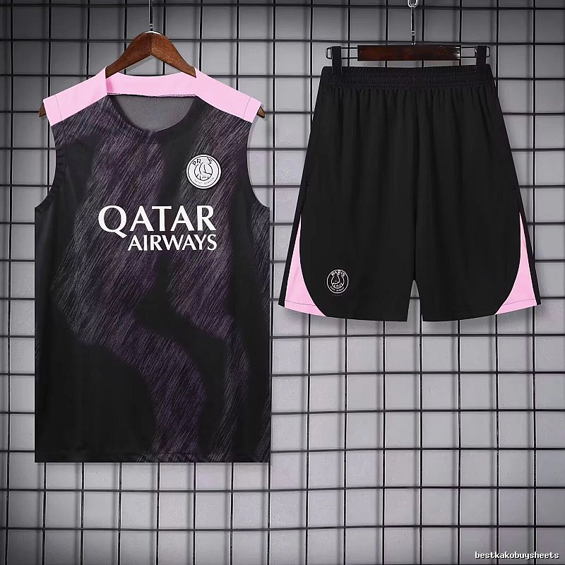 Real Madrid Monogram Training jersey set Navy Sleeveless Top for Casual Outfits