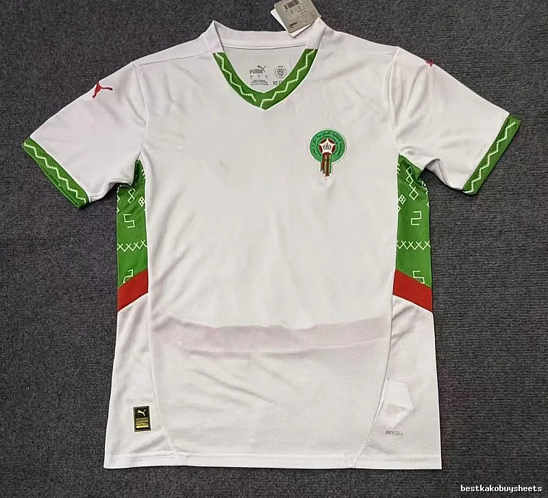 Real Madrid Patterned Home soccer jersey White Football Gold with Polished Detail