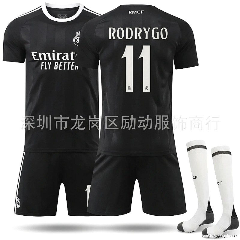 Real Madrid sporty black jersey
