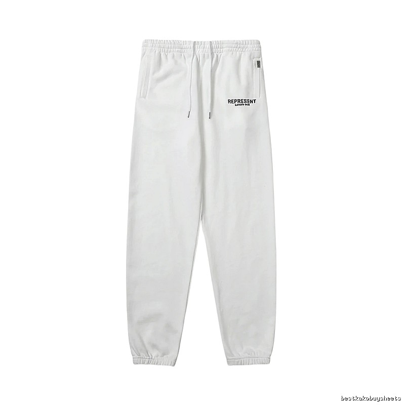 REPRESENT Basic White Sweatpants